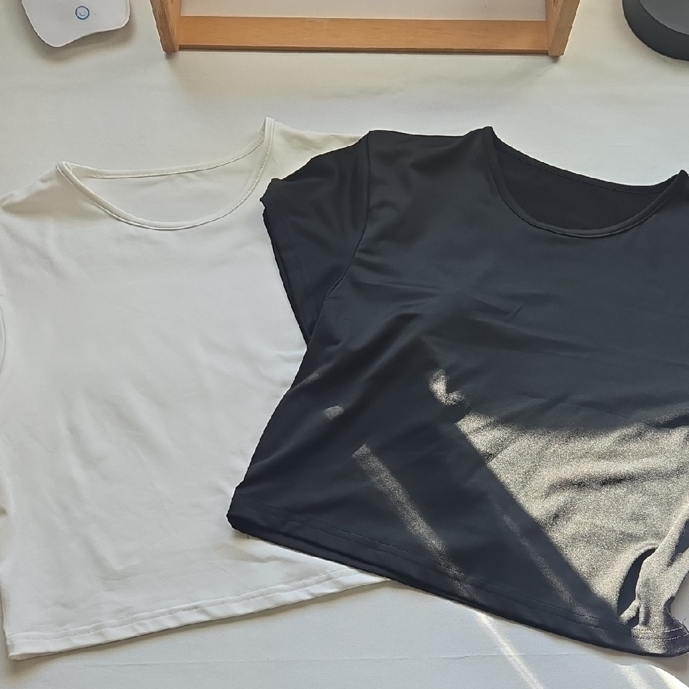 Classic Black & White Women's Crop Tops